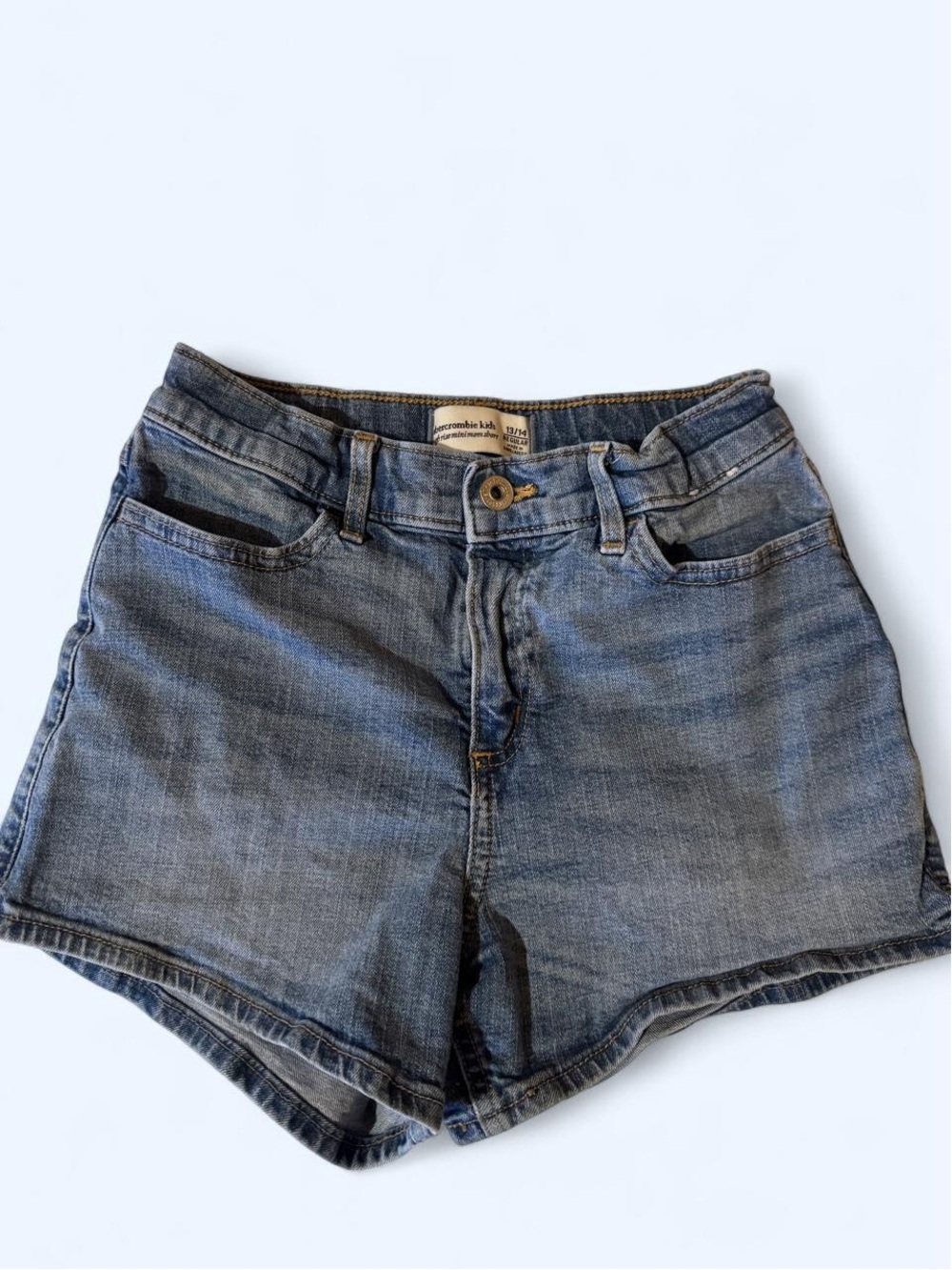 Abercrombie & Fitch Kid’s Blue Denim Jean Shorts Size 13/14 regular